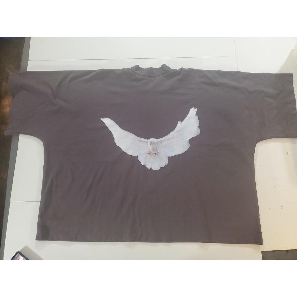 Yeezy Gap Engineered by Balenciaga DOVE No Seam Cropped Tee XL Gray Heavyweight
